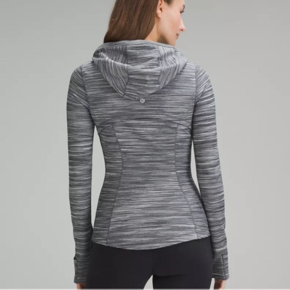 Lululemon Hooded Define Jacket Nulu Grey Size 6 - Picture 3 of 16